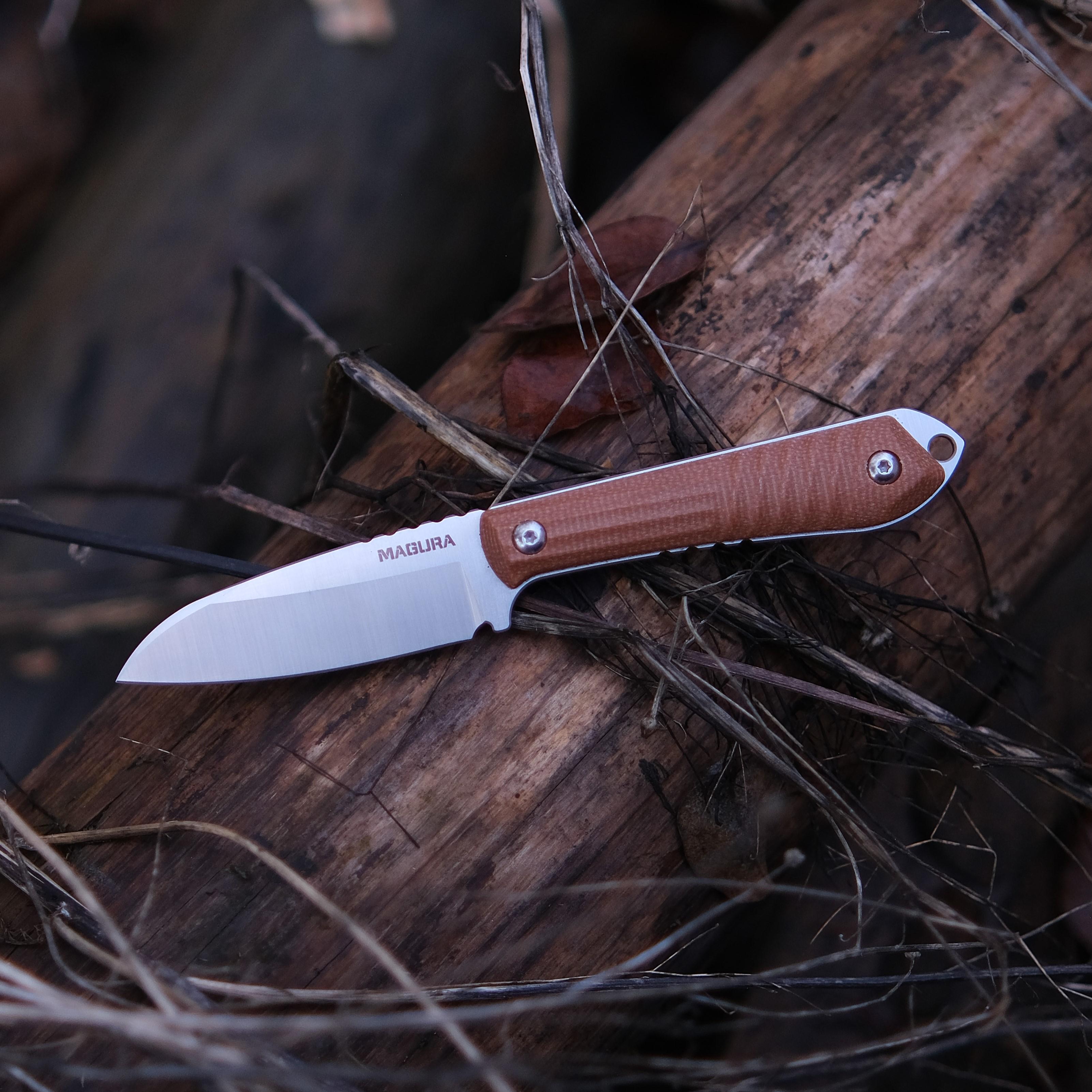 Нож фиксированный MAGURA F33 14c28N Brown (2084312085)
