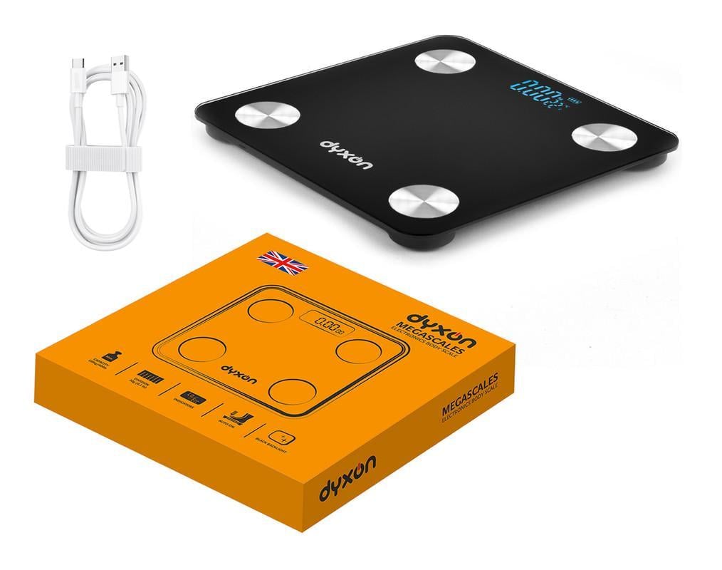 Смарт-ваги DYXON MEGASCALES 200 із вбудованим акумулятором Black - фото 4 Смарт-ваги DYXON MEGASCALES 200 із вбудованим акумулятором Black - фото 4