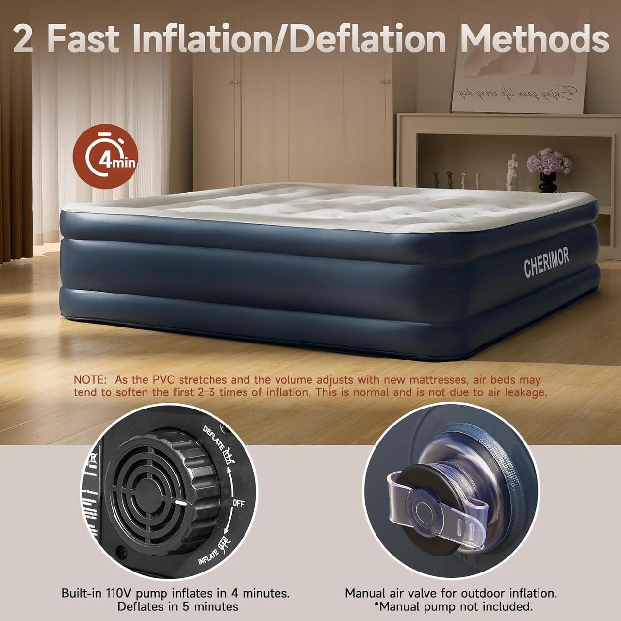 Надувний матрац із вбудованим насосом - фото 6 Надувний матрац із вбудованим насосом - фото 6