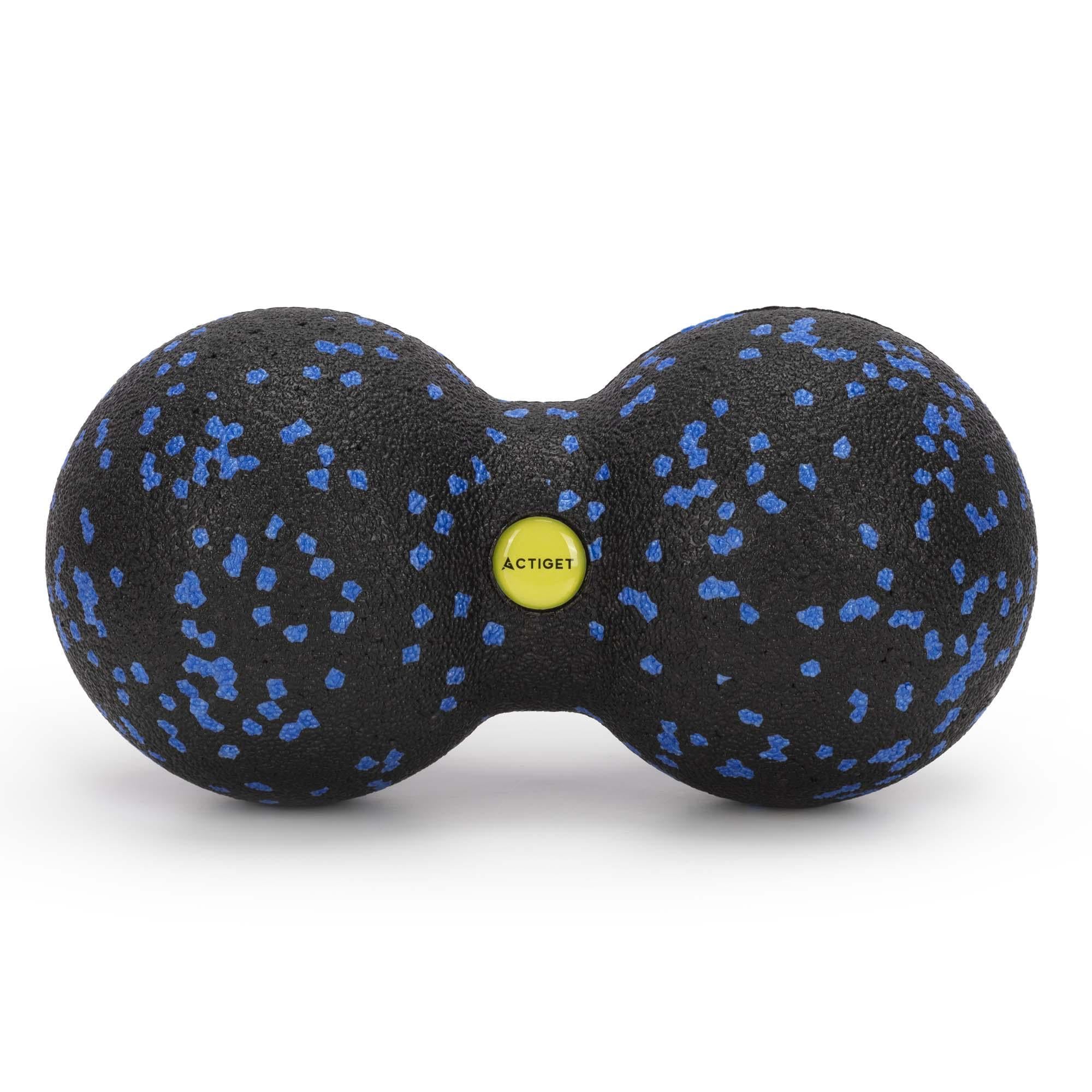 Массажный мяч двойной Actiget EPP ACT0097 8x16 см Black/Blue