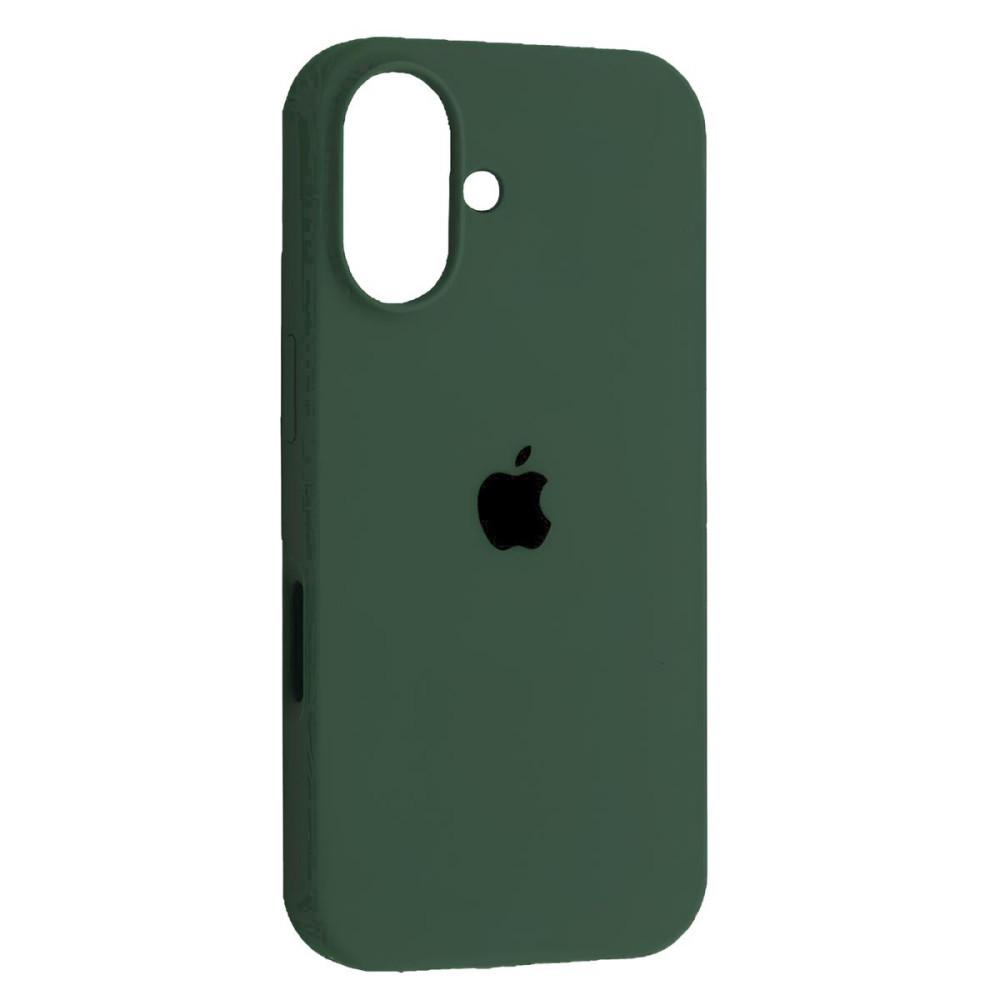 Чехол-накладка Apple Silicone Case for iPhone 16, Pine Green (HC)(A)