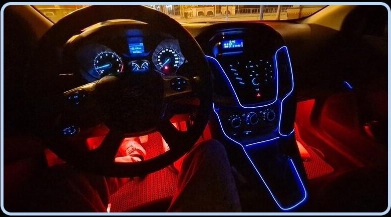 Підсвітка салону авто USB 5 м Синій (91) - фото 2 Підсвітка салону авто USB 5 м Синій (91) - фото 2
