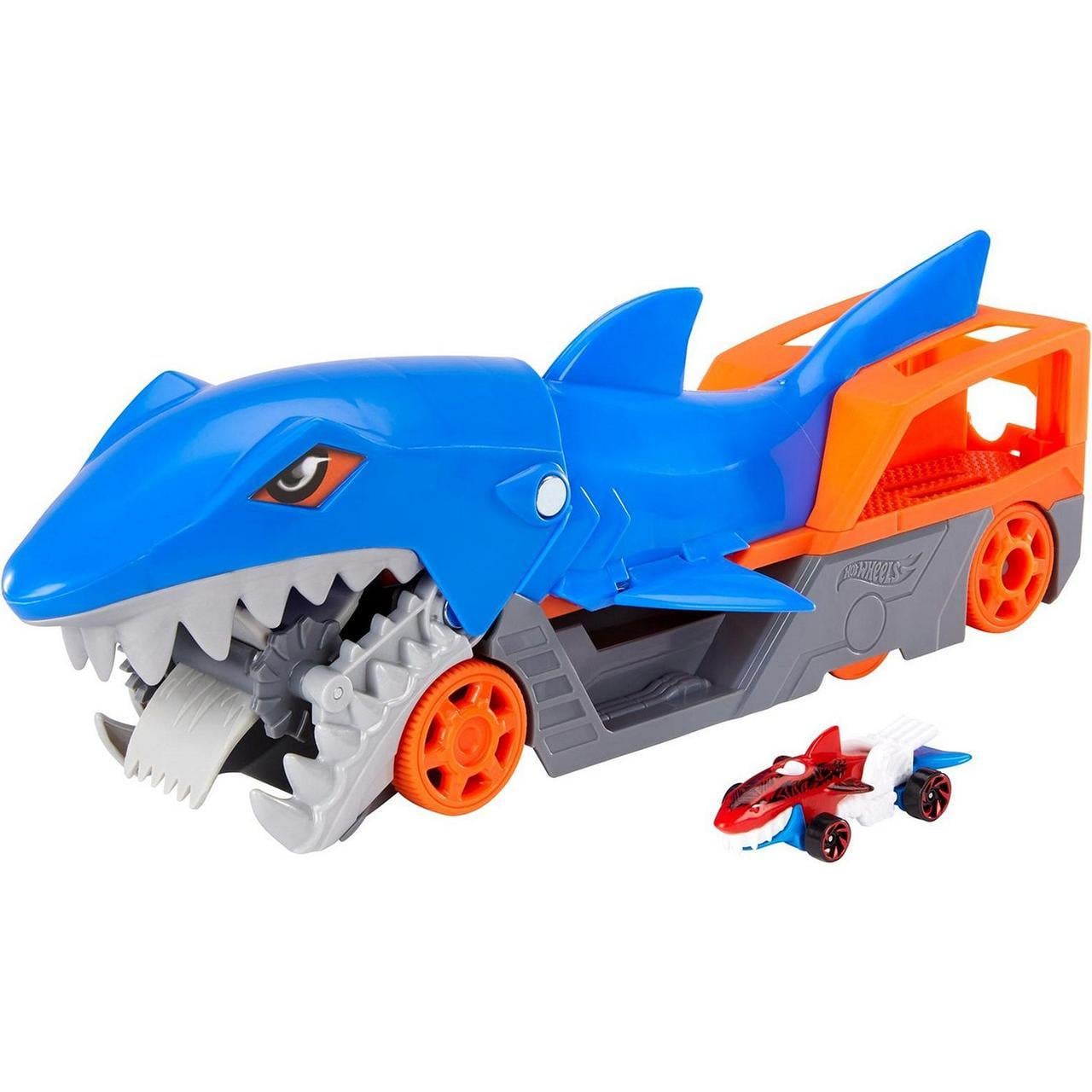 Грузовик транспортер Hot Wheels Shark Chomp Transporter Голодная акула/Акулья пасть