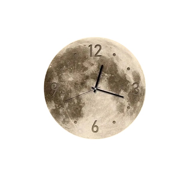 Часы настенный месяц с LED-подсветкой (NCH-50-50)