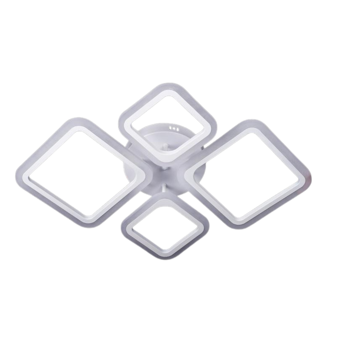 Люстра світлодіодна Svet Square з пультом 96W 3000-6000К Білий (SL-5331/2+2 WT)