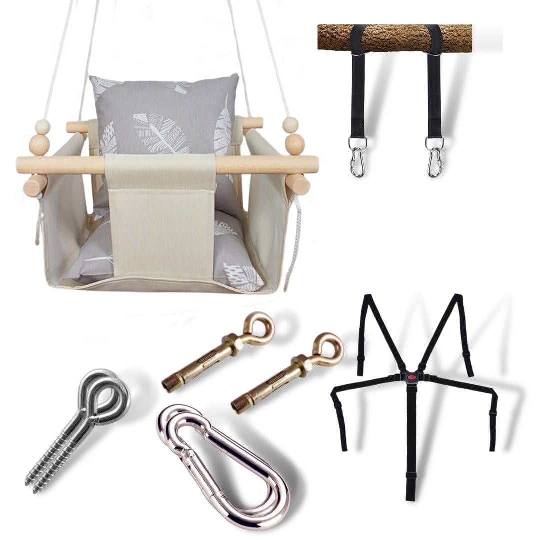 Детская качеля Infancy Листья Молочный (9903938) Детская качеля Infancy Листья Молочный (9903938)