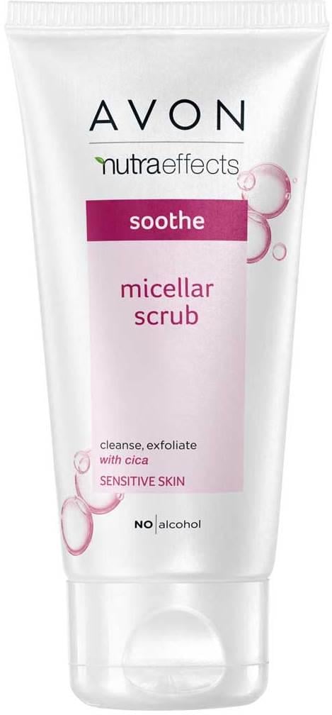 Скраб для лица мицеллярный Avon Nutra Effects смягчающий 150 мл (13796)