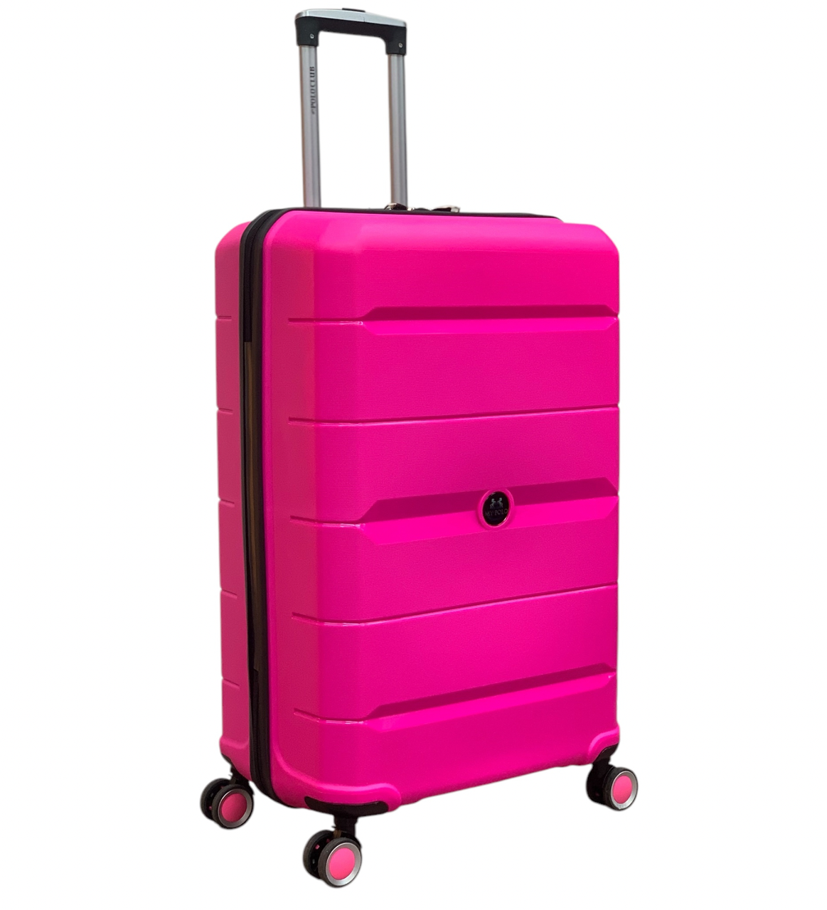 Чемодан my Polo PP016-L полипропилен на 4-х двойных колесах большой L 100 л - фото 1