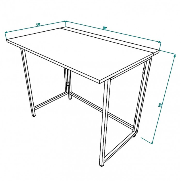 Обідній стіл трансформер Knap Knap книжка Білий (S201001003) - фото 5