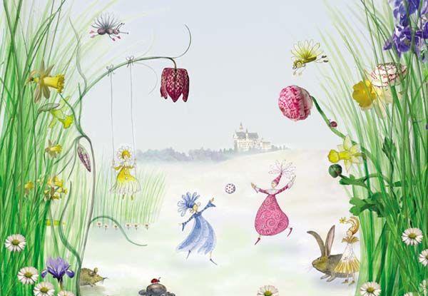 Обои Панно Komar Princess бумажные моющие 254х184 см (4-260) Обои Панно Komar Princess бумажные моющие 254х184 см (4-260)