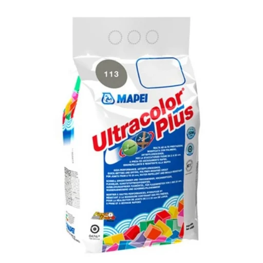 Фуга для швов Mapei Ultracolor Plus 113 2 кг Серый (000014136)