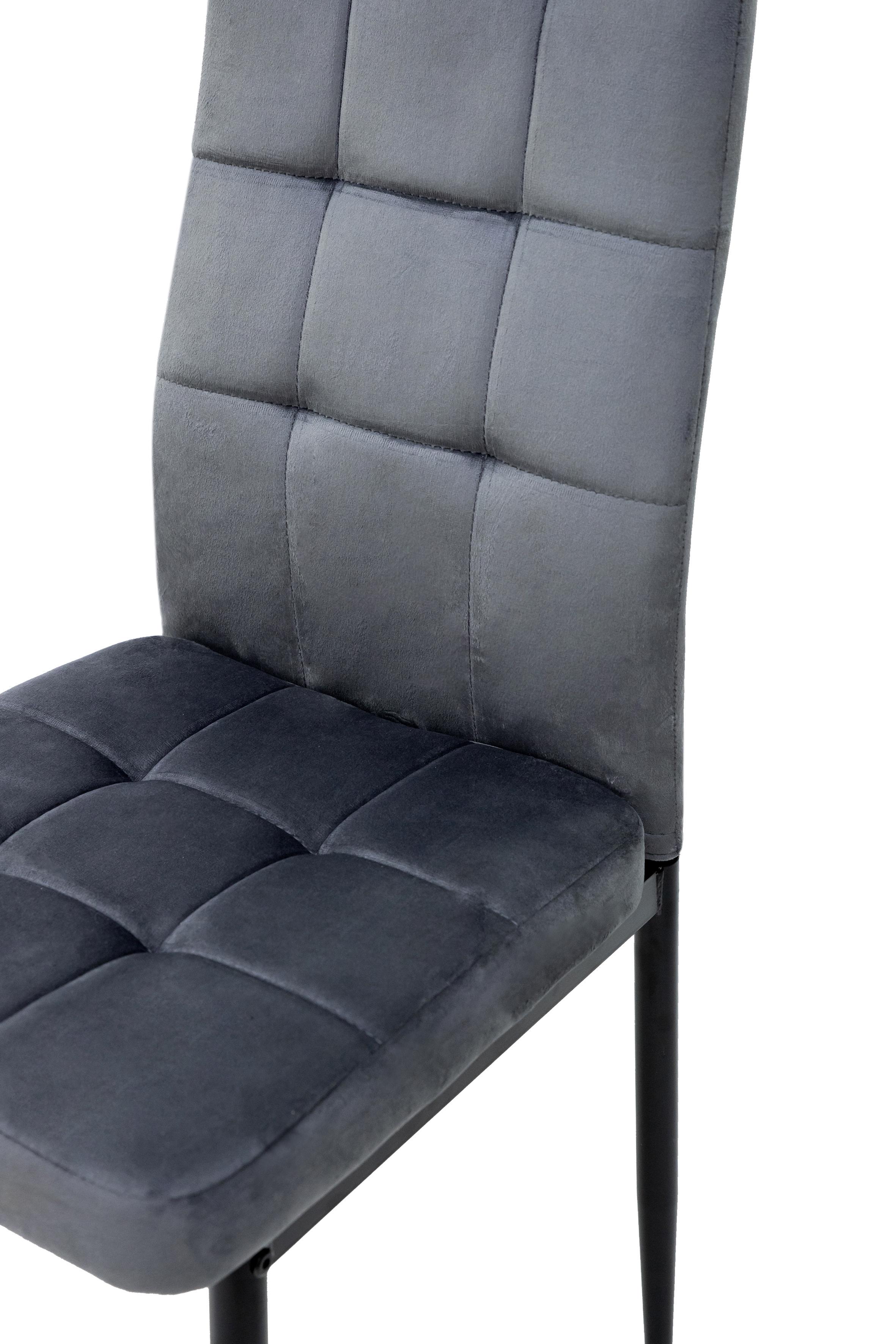 Стілець для кухні та вітальні ГРЕЙС Айс 410х980х510 мм Чорний/Темно-сірий (GAА0057601) - фото 9 Стілець для кухні та вітальні ГРЕЙС Айс 410х980х510 мм Чорний/Темно-сірий (GAА0057601) - фото 9