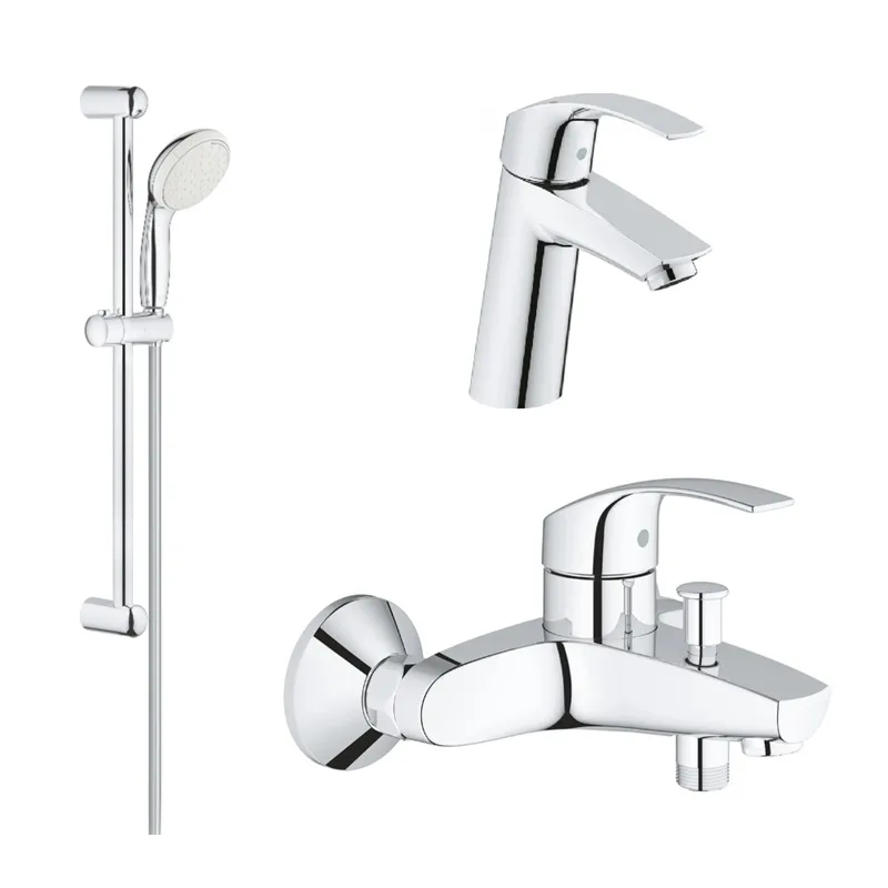 Набір змішувачів для ванни Grohe Eurosmart 3в1 New Tempesta 100 (123246MOL)