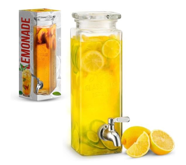 Графин с краном Oscar 9038-7 стеклянный 2,5 л (9038-7)