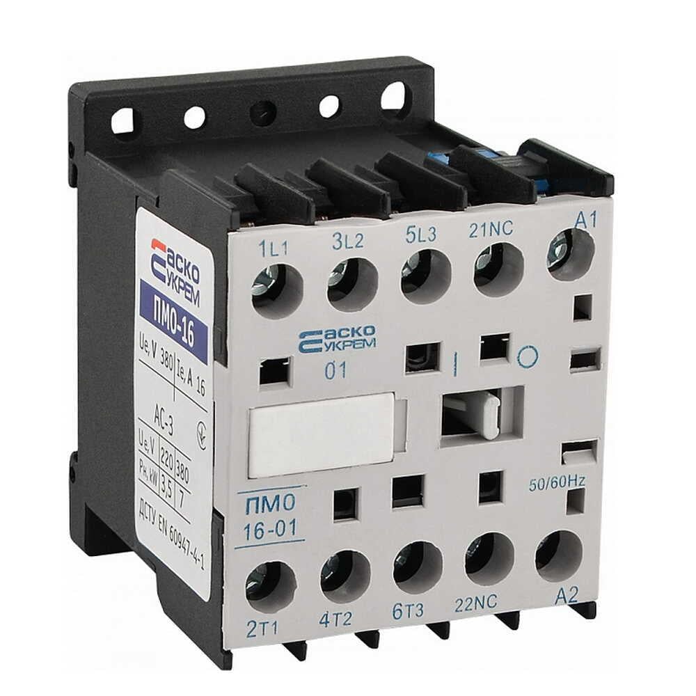 Пускатель магнитный АСКО ПМ 0-16-01 B7 24 В LC1-K1601 (A0040010134)