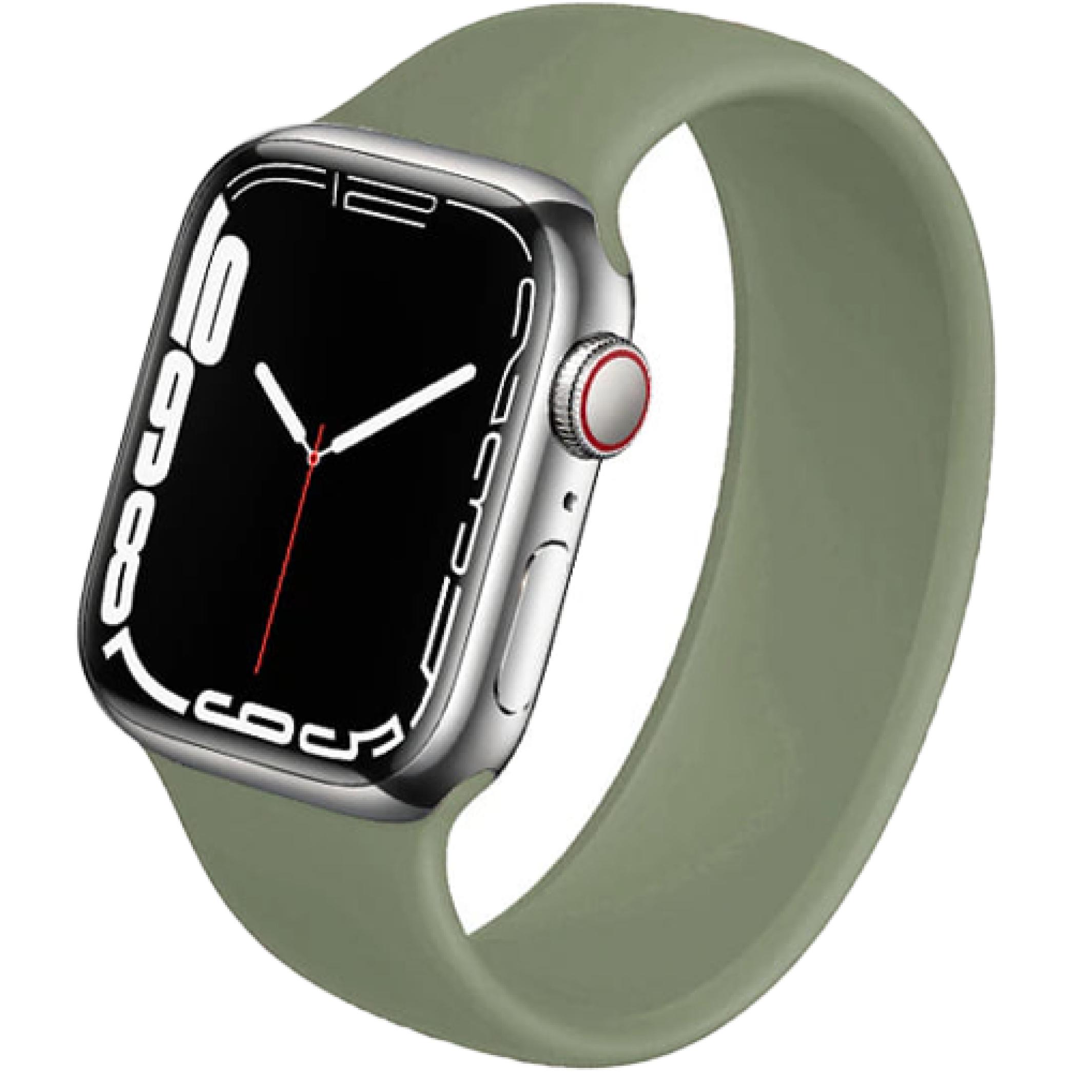 Ремінець силіконовий для Apple Watch 42 мм Khaki (14078029)