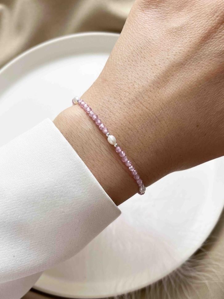 Браслет браслет з перлинами Рожевий (5081) Браслет браслет з перлинами Рожевий (5081)