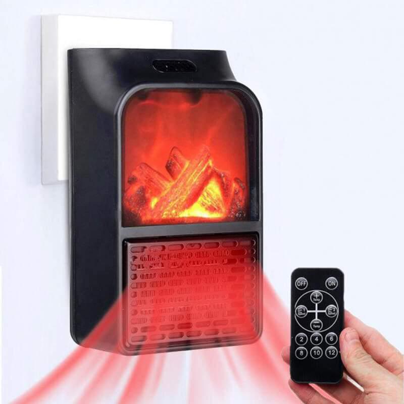 Инфракрасный обогреватель Flame Heater 1000 W Черный - фото 10