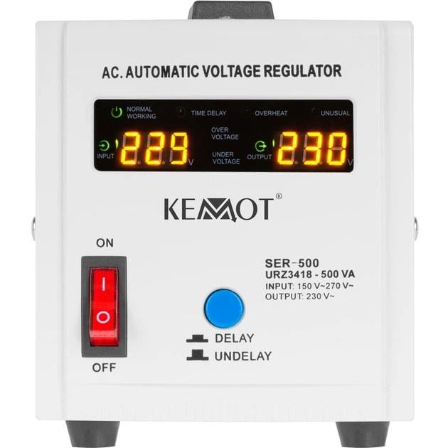 Стабілізатор напруги Kemot SER-500 500 VA/150Vac-270Vac - фото 2