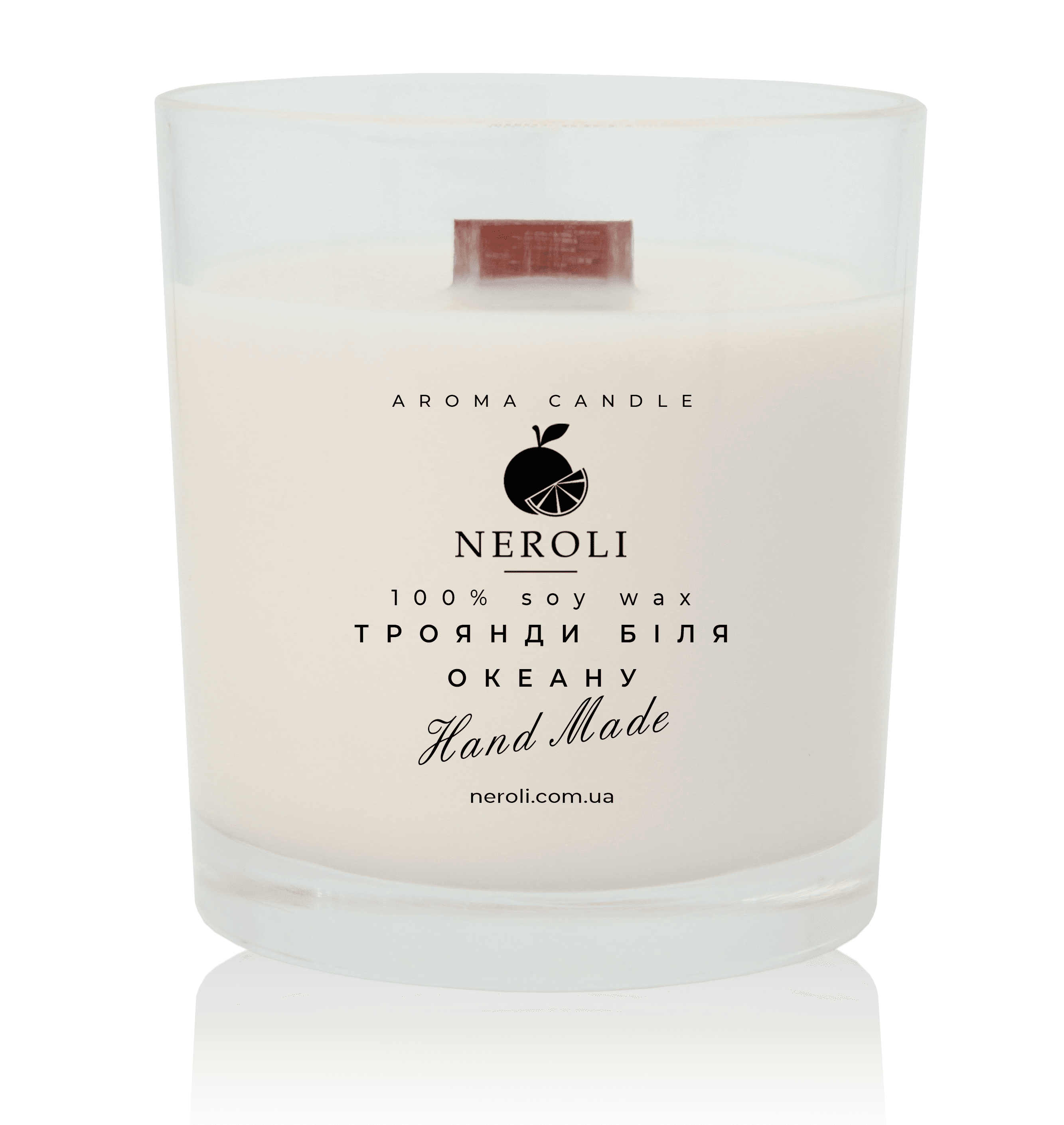 Аромасвеча соевая NEROLI Розы возле Океана Crystal Grace 200 мл