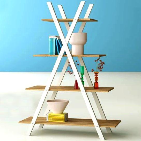 Стелаж кухонний з дерева Мілфорд Зефір/Сієна (СТА-01832005)