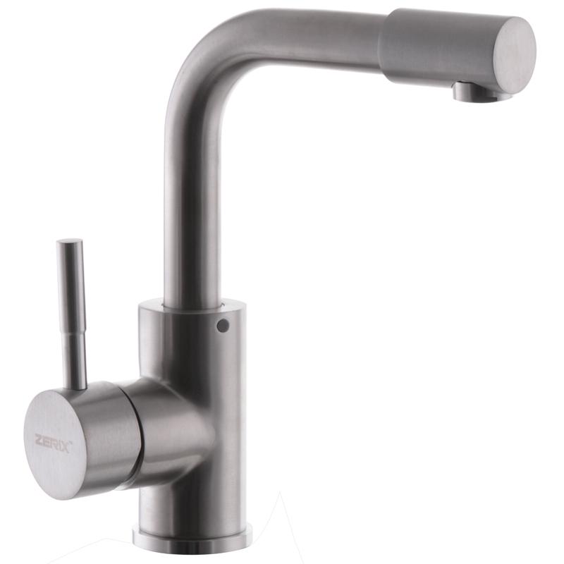 Смеситель для кухни Zerix ZS-6103 ZX2685 однорычажный Сатин (63874)