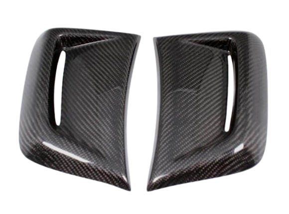 Накладки на бампер передний DDCarbon для AMG Mercedes C-class W204 2007-2015 гг. натуральный карбон (147837)