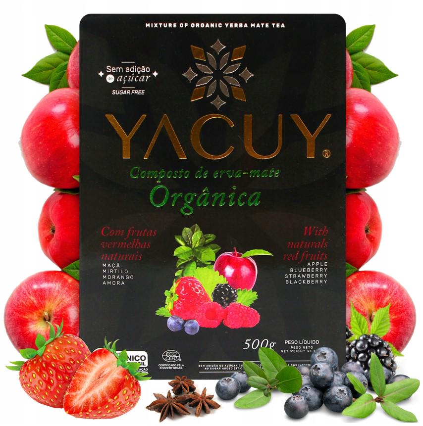 Чай мате Yerba Mate YACUY With natural red fruit 500 г