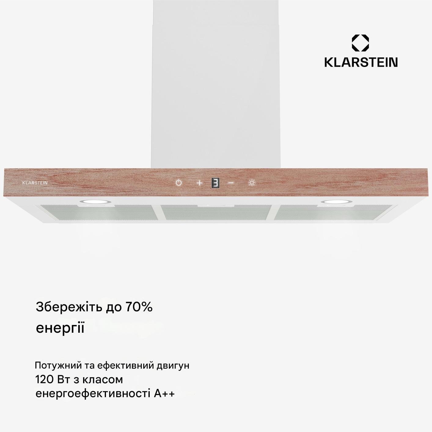 Вытяжка KLARSTEIN ZenFusion T 210 Вт (10046763) - фото 3 Вытяжка KLARSTEIN ZenFusion T 210 Вт (10046763) - фото 3