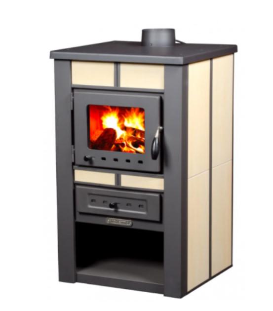 Печь отопительная с керамической отделкой Pro-Termo ALPINA Ceramic I 8 кВт Бежевый (CNT00007726)