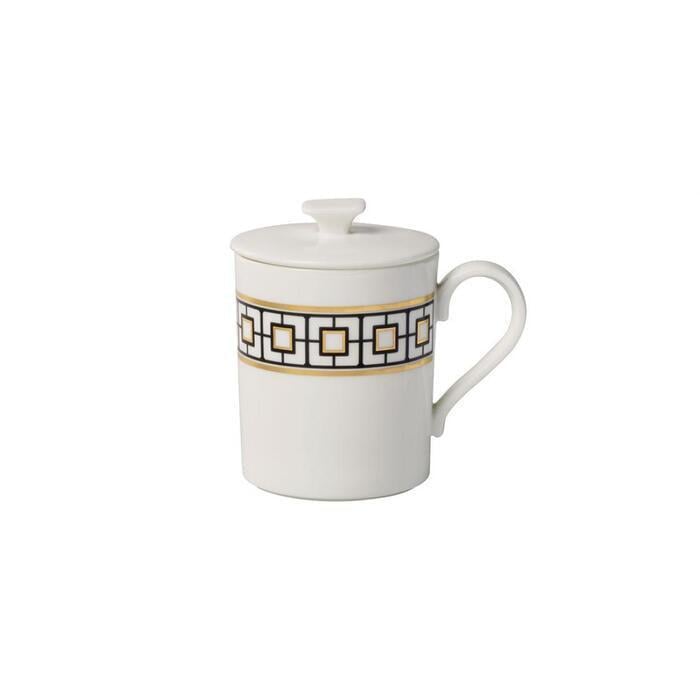 Чашка для кави з кришкою Villeroy & Boch MetroChic Gifts порцеляна (2548034)
