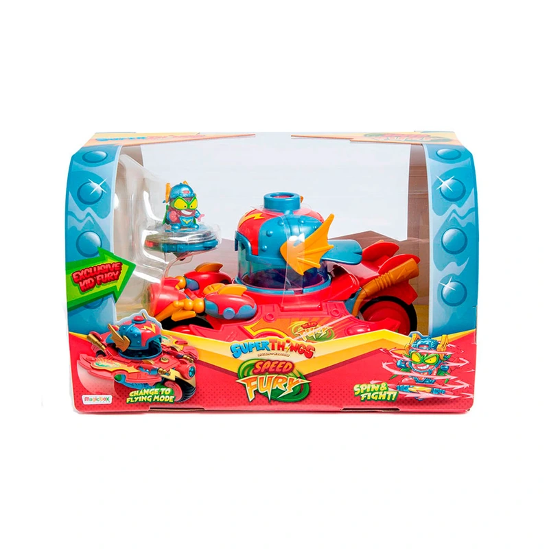 Ігровий набір SUPERTHINGS серії Rivals of Kaboom ШАЛЕНА ШВИДКІСТЬ машинка/1 екскл. фігурка (21481)