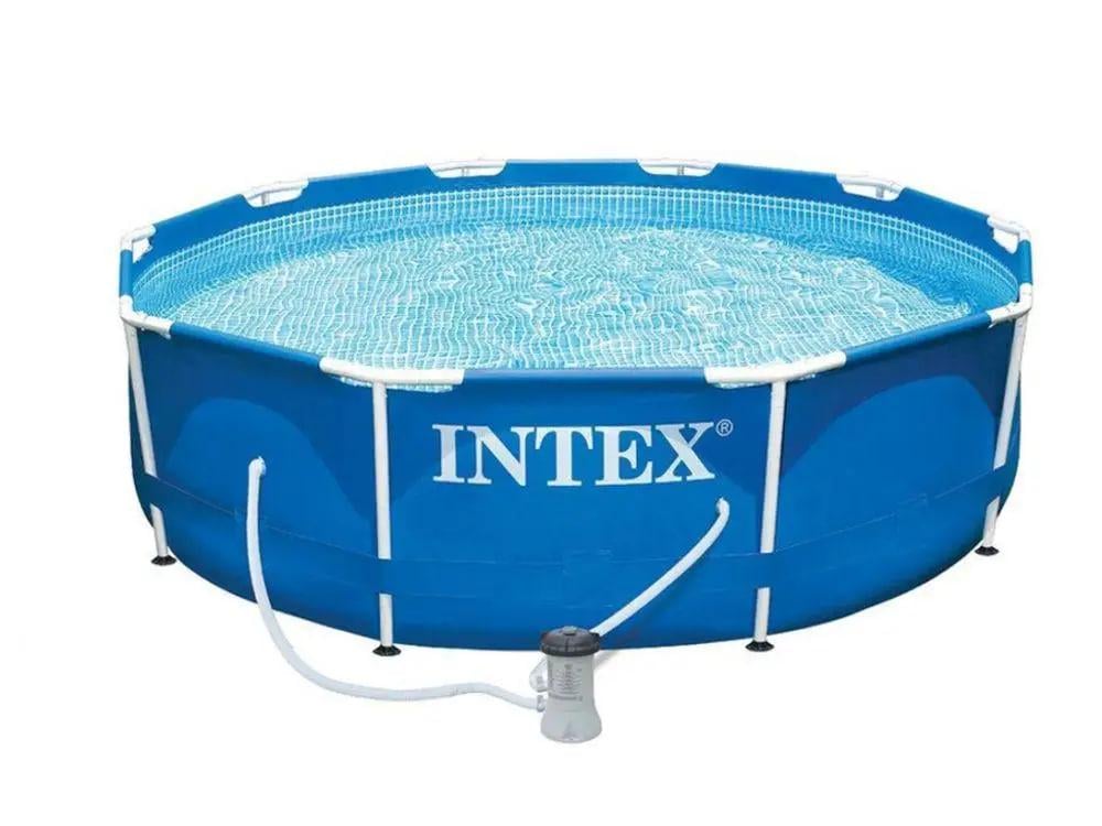 Басейн каркасний Intex Metal Frame Pool 28202 із фільтром насосом 305х76 см (27287739) Басейн каркасний Intex Metal Frame Pool 28202 із фільтром насосом 305х76 см (27287739)