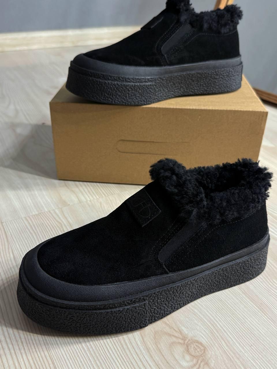 Черевики жіночі Hengji 660-1 замшеві кеди на хутрі р. 40 Чорний (5801) - фото 2 Черевики жіночі Hengji 660-1 замшеві кеди на хутрі р. 40 Чорний (5801) - фото 2