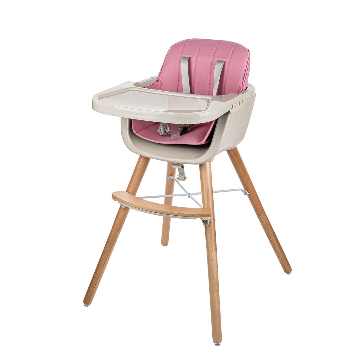 Стульчик для кормления 2 в 1 Розовый