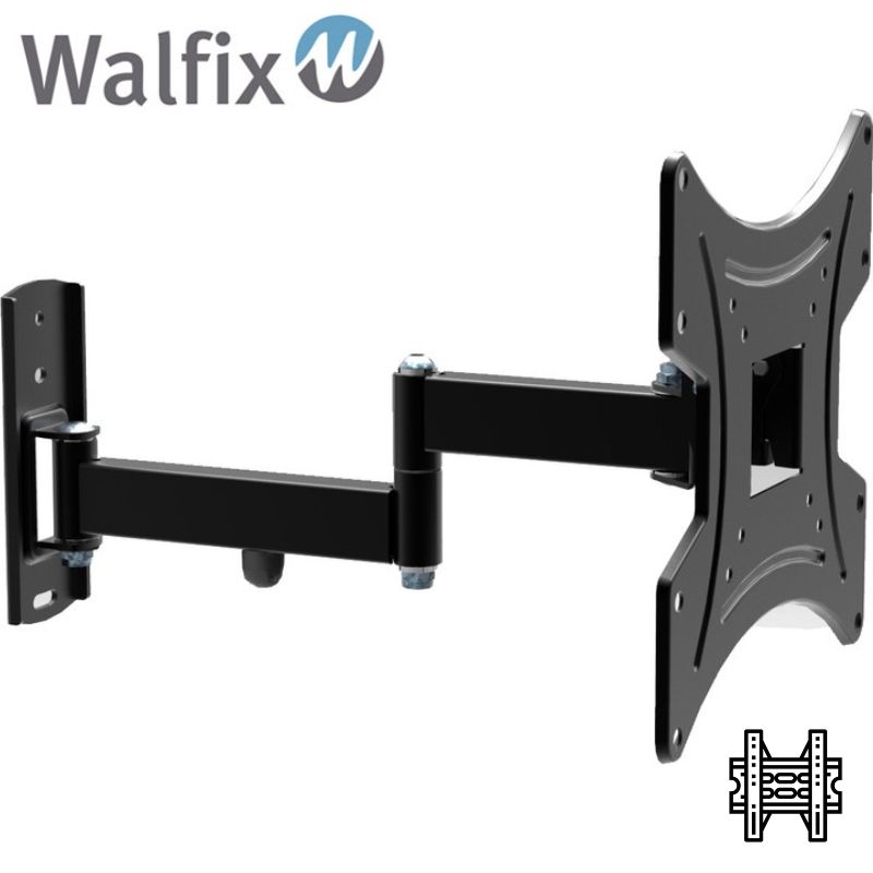 Кріплення для телевізора Walfix R-343B настінний 15-42" (tf1275) - фото 3 Кріплення для телевізора Walfix R-343B настінний 15-42" (tf1275) - фото 3