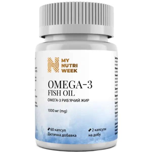 Омега 3 My Nutri Omega-3 Fish Oil 1000 мг 60 капс. (000027719)
