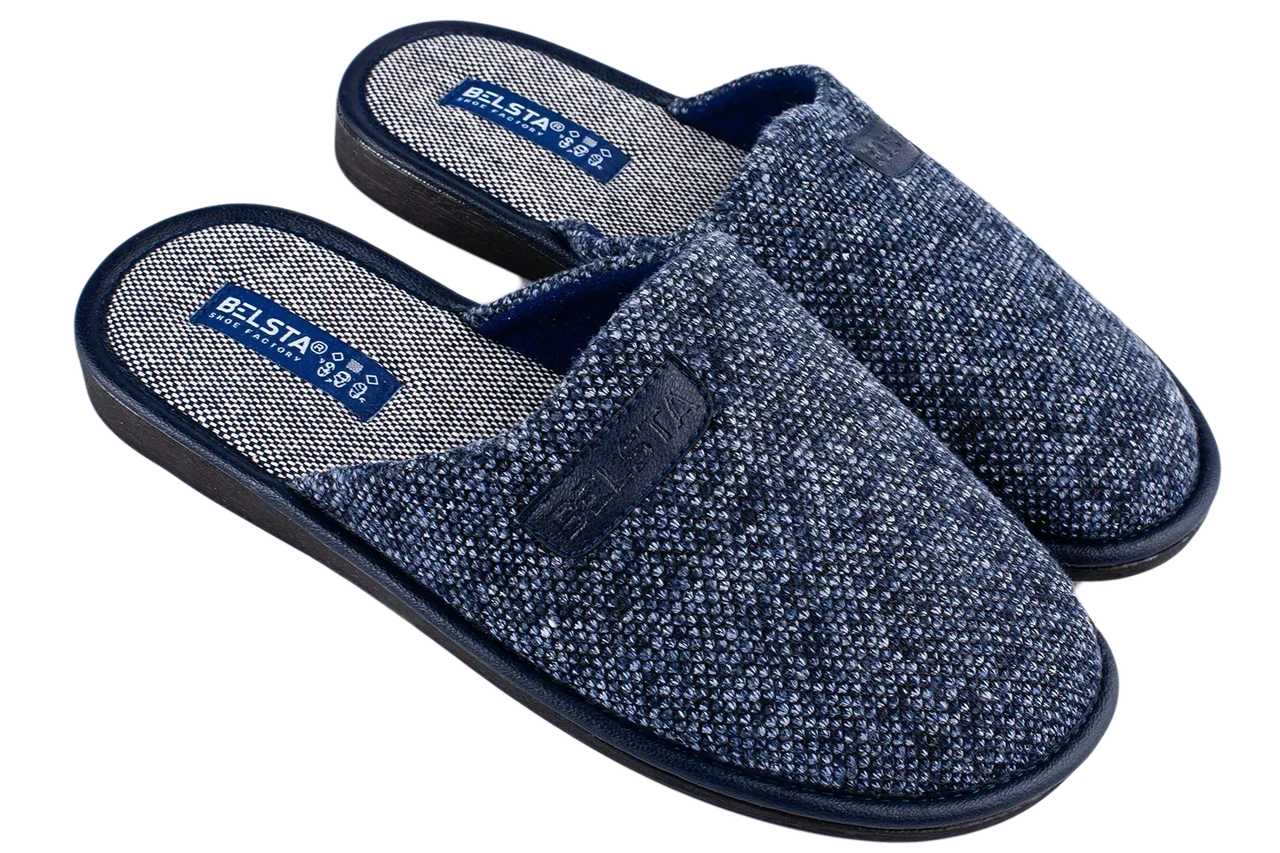 Домашние тапочки мужские БЕЛСТА 05-9k р. 45 Синий (29205413)