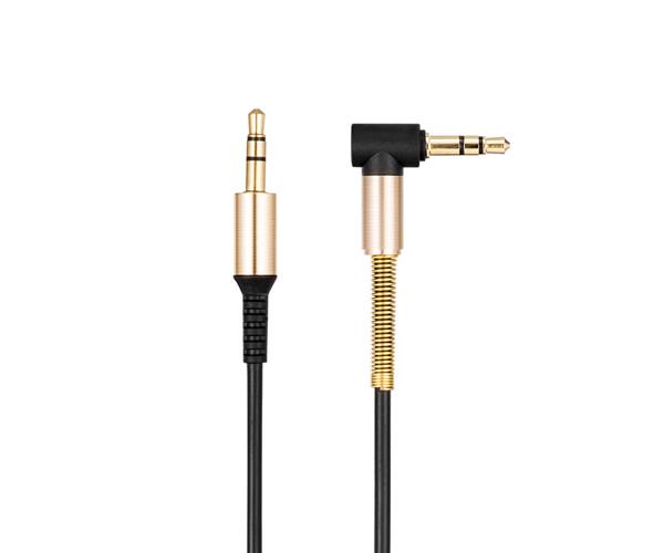 Кабель Aux Hoco UPA02 мікрофон 2 м Black