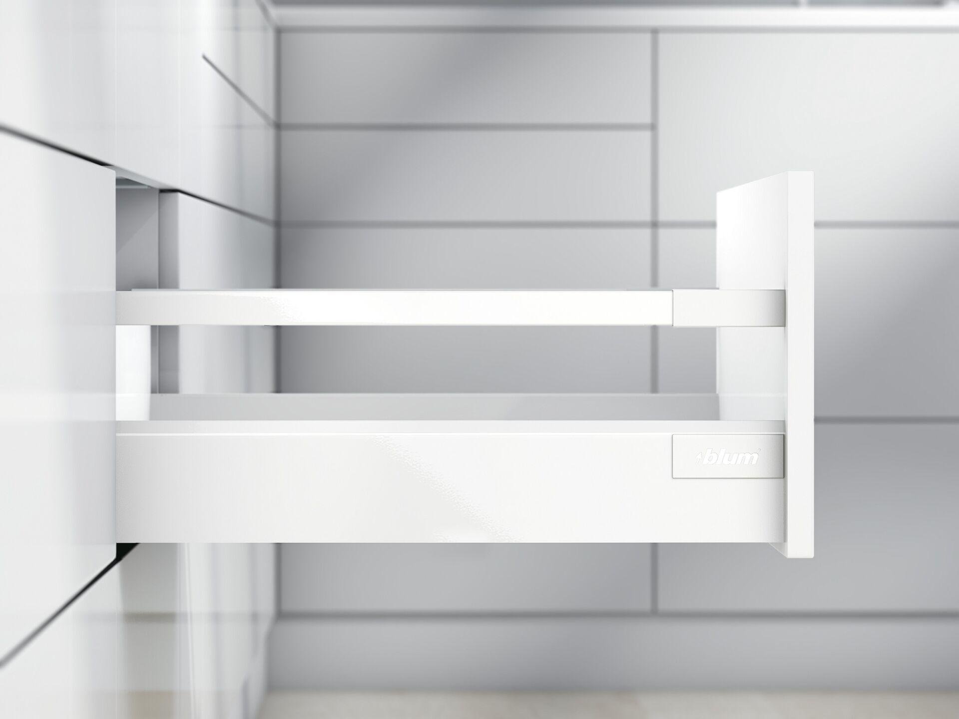 Тандембокс Blum Antaro 500 мм С 192 мм полного выдвижения с доводчиком комплект Белый Тандембокс Blum Antaro 500 мм С 192 мм полного выдвижения с доводчиком комплект Белый