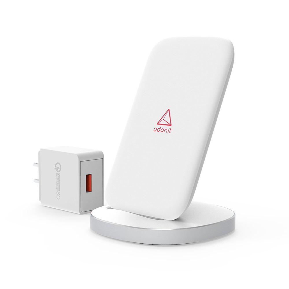 Зарядные устройства для телефонов Adonit Wireless Fast Charging Stand White (3130-17-08-C)