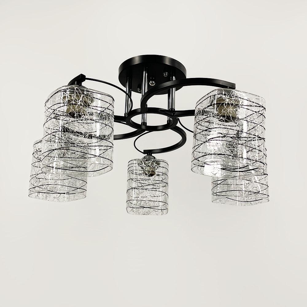 Люстра потолочная Light House LNF-17504/5С BK Черный