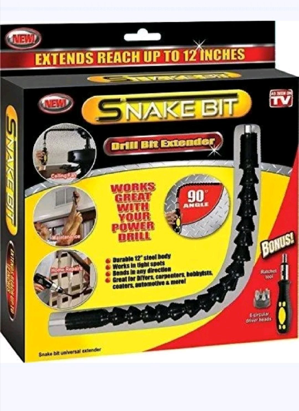 Викрутка Snake Bit з подовжувальною битою та 6 насадками (2_009368) - фото 2