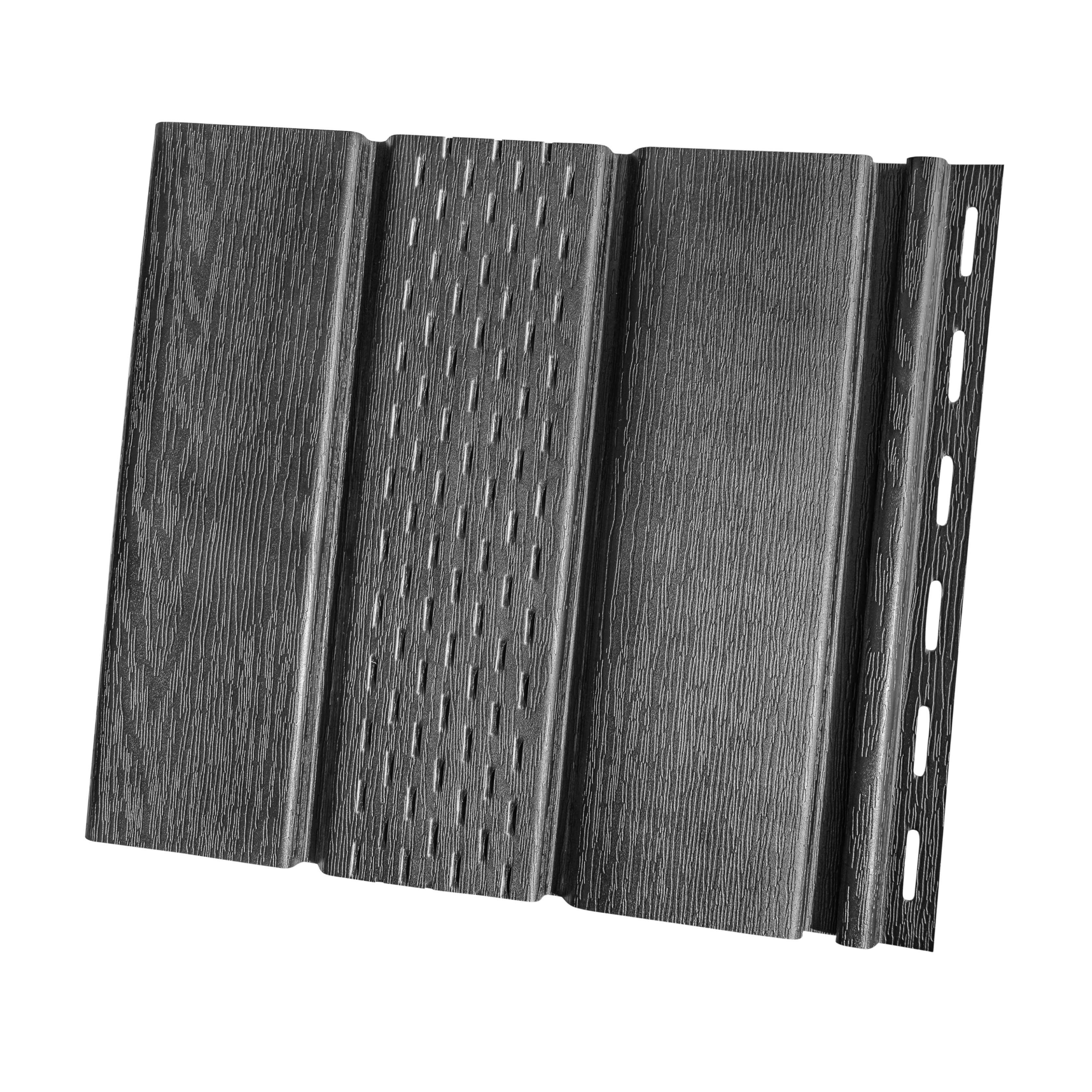 Софит Rainway с перфорацией 3х0,3м 0,9 м2 9005 Черный (29544742)