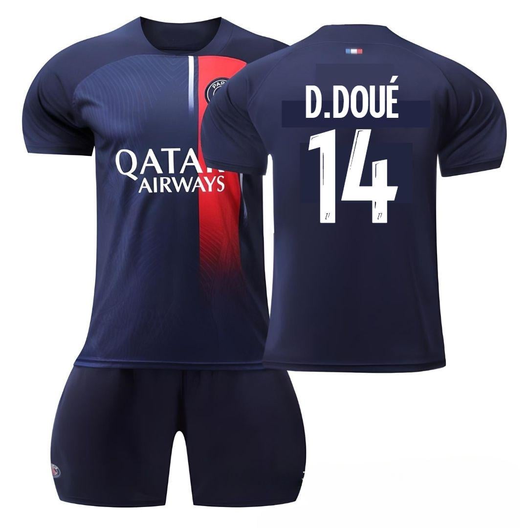 Футбольная форма детская из D.DOUE PSG сезон 24/25 р. 30 160-165 см Темно-синий с красным (84d4cb4e)