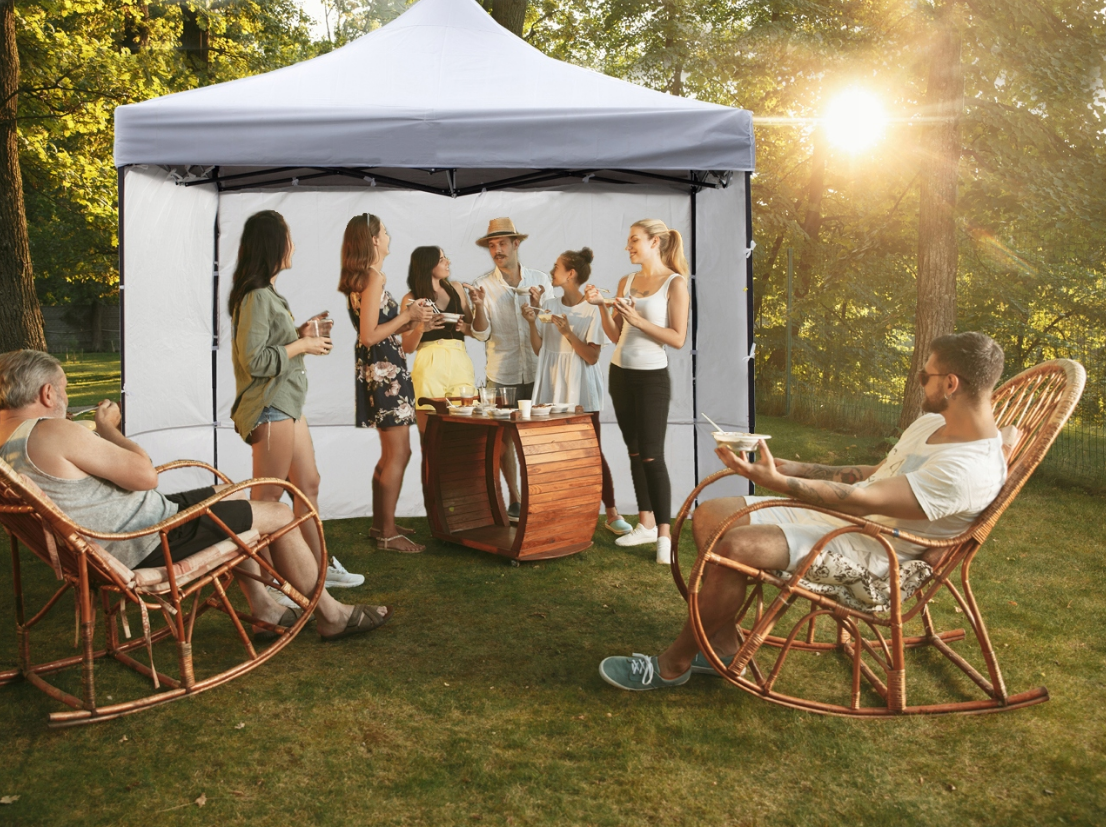 Павильон садовый Maltec 3 стены 3х3 м Светло-серый (2166911958) - фото 10 Павильон садовый Maltec 3 стены 3х3 м Светло-серый (2166911958) - фото 10