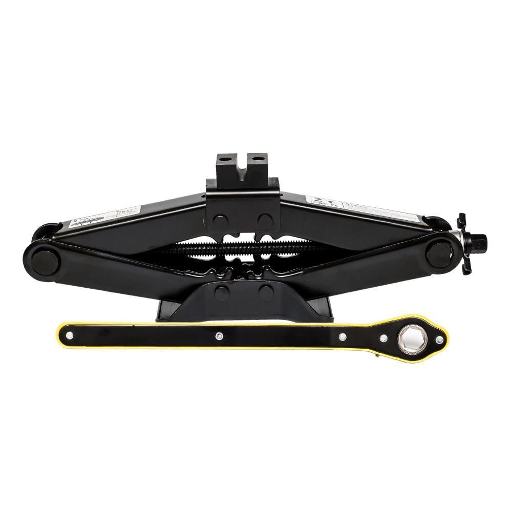 Домкрат усиленный Elegant Maxi с трещоткой и резиновой платформой с прорезью 2 т 120-413 мм (EL 100 832)