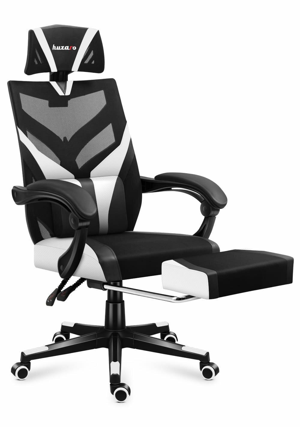 Кресло компьютерное Huzaro Combat 50 ткань White