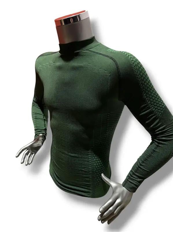 Термофутболка чоловіча з довгим рукавом Accapi Ergoracing Military/Black