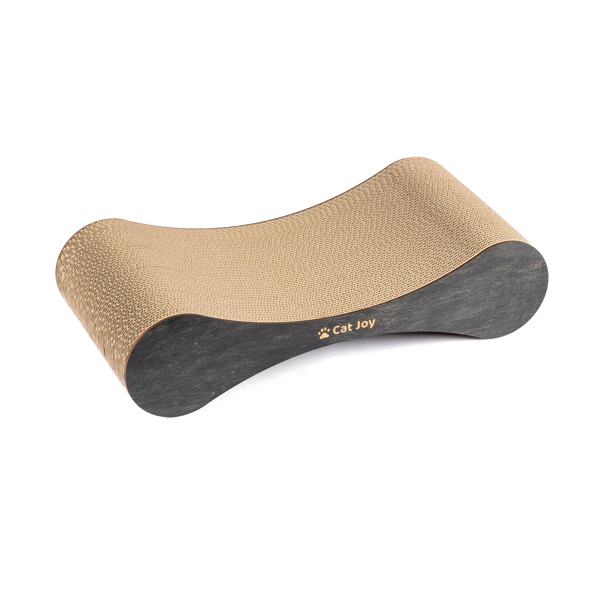Кігтеточка з дерев'яним фасадом Сat Joy Modern Wood гофрокартон Black (854300003) - фото 2 Кігтеточка з дерев'яним фасадом Сat Joy Modern Wood гофрокартон Black (854300003) - фото 2